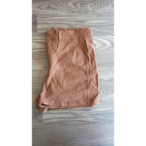 Brown Women's High-Waisted Stretchy Shorts – Size M - Picture 5 of 5